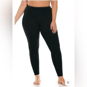 Coolibar Women's Black Swim Coverup Leggings